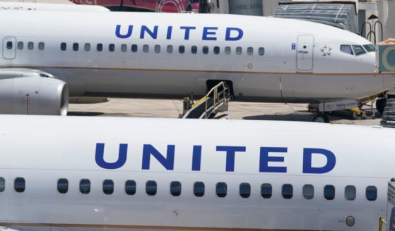 Two United Airlines Boeing 737s are shown at the Fort Lauderdale-Hollywood International Airport in Fort Lauderdale, Florida.