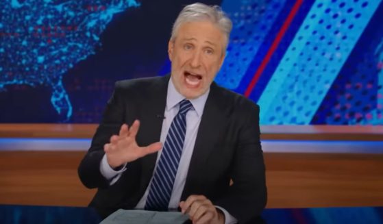 Jon Stewart speaks on Monday's "Daily Show."