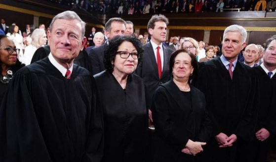 Six of the nine Supreme Court justices were present at the State of the Union Address on Thursday night, with Justices Clarence Thomas, Amy Coney Barrett and Samuel Alito absent from the speech.