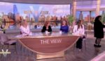 Whoopi Goldberg scolding an audience member on the set of "The View"