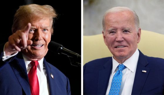 Republican presidential candidate former U.S. President Donald Trump, (left) and U.S. President Joe Biden.