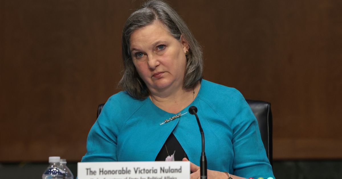 Undersecretary of State for Political Affairs Victoria Nuland testifies before a Senate Foreign Relation Committee hearing on Ukraine in Washington, D.C., on March 8, 2022.