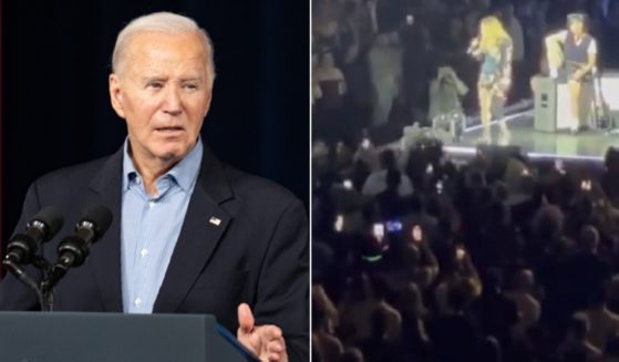 President Joe Biden, pictured left at a campaign speech Saturday in Atlanta; entertainer Madonna, right, at a concert Thursday in Los Angeles.