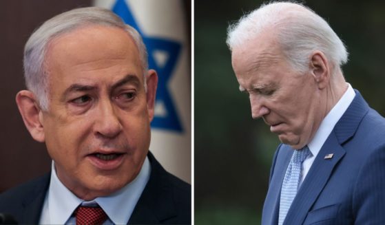 Israeli Prime Minister Benjamin Netanyahu attends a weekly meeting in Jerusalem on Dec. 10, 2023. U.S. President Joe Biden departs the White House on Friday in Washington, D.C.