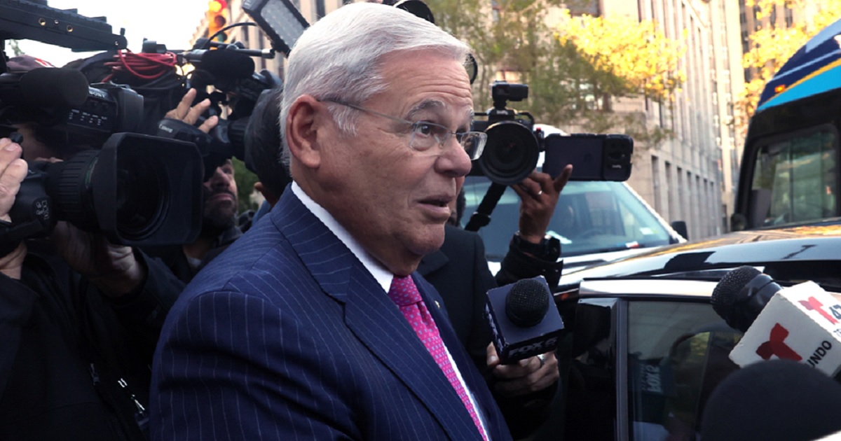 Democratic Sen. Bob Menendez is pictured in an October file photo in New York City.