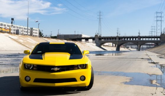 A Chevrolet Camaro is pictured in a 2015 file photo in Los Angeles.
