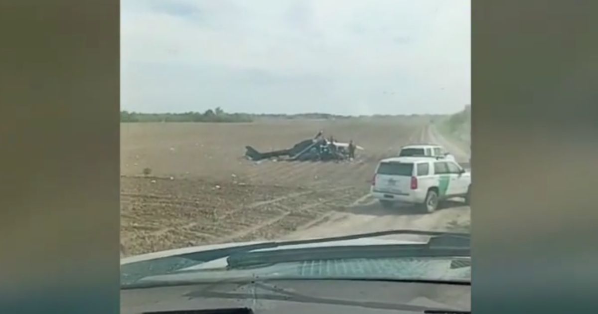 a National Guard helicopter crash near La Grulla, Texas