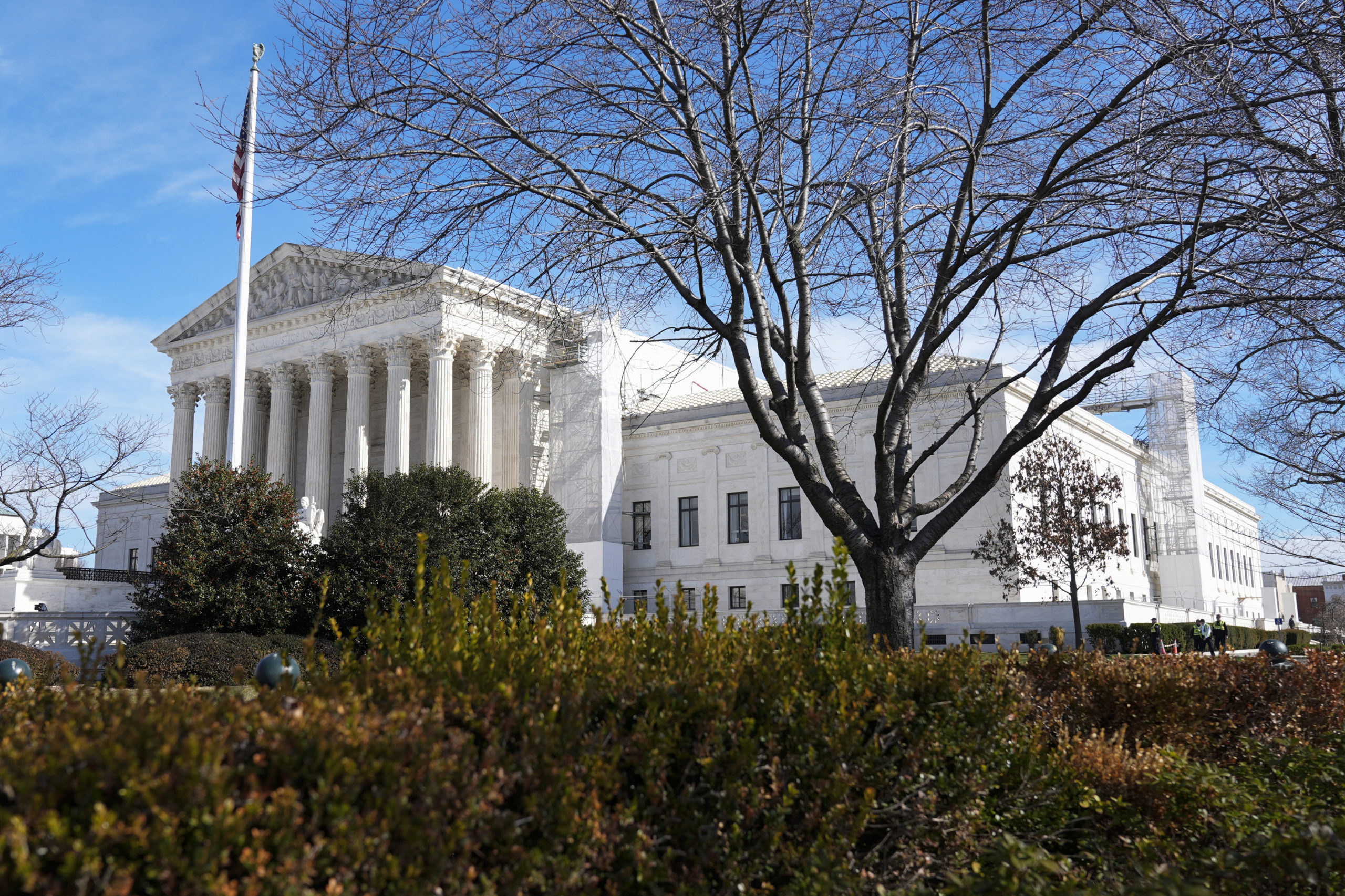The U.S. Supreme Court is pictured on Feb. 8 in Washington, D.C. The U.S. Supreme Court has heard a historic case that could decide whether Donald Trump is ineligible for the 2024 ballot under Section 3 of the 14th Amendment.