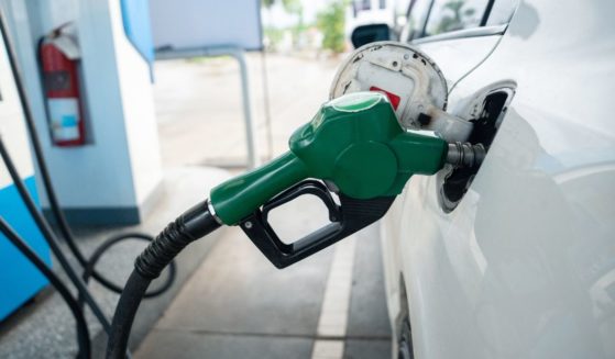A gas pump is seen in this stock image.