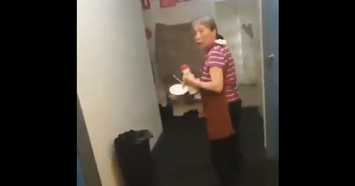 Alarming Video Appears to Capture Individual Pursuing Elderly Woman Post Bathroom Disagreement