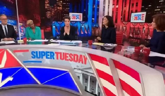 MSNBC's Rachel Maddow and her panelists reacting to former President Donald Trump's victory speech on Tuesday.