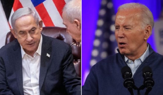 Israeli Prime Minister Benjamin Netanyahu, left, in a file photo from October; President Joe Biden, right, on Friday.