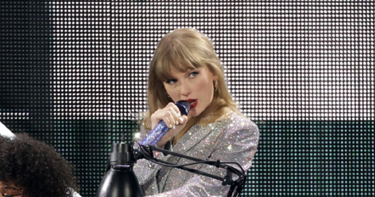 Pop star Taylor Swift performs Saturday at the National Stadium in Singapore. Swift published an Instagram message urging her fans to vote for Super Tuesday.