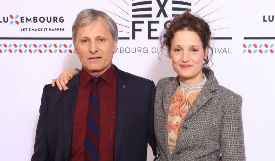 (L-R) Viggo Mortensen and Vicky Krieps attend the Closing Ceremony during the Lux Film Festival on March 9, 2024 in Luxembourg, Luxembourg.