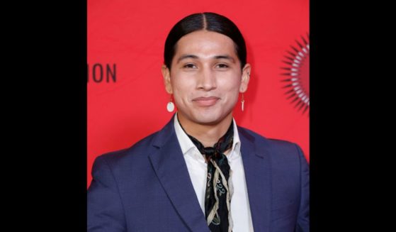 Actor Cole Brings Plenty attends the Red Nation Celebration Institute's 28th RNCI Red Nation Awards at Fine Arts Theatre on November 12, in Beverly Hills, California.