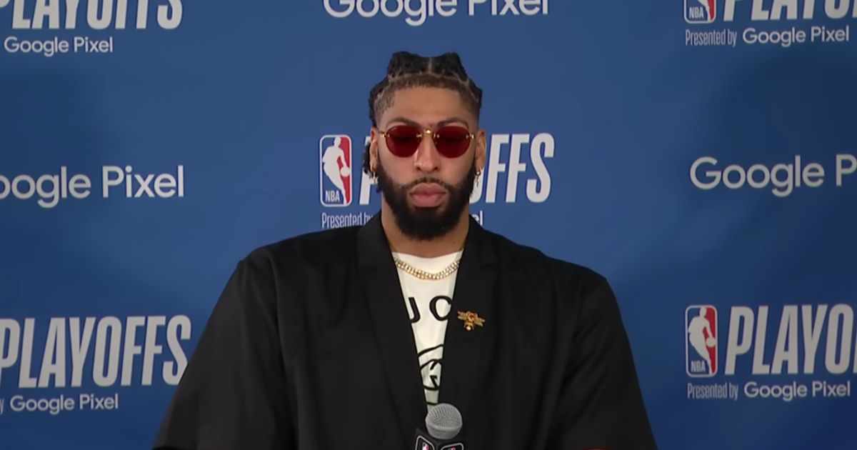 In a post-game interview on Monday, Anthony Davis of the Los Angeles Lakers seemingly became irritated when a reported asked a question about the Denver Nugget's game winning shot.