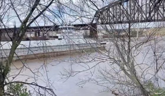 Authorities are unsure how 26 barges on the Ohio River broke free early Saturday.