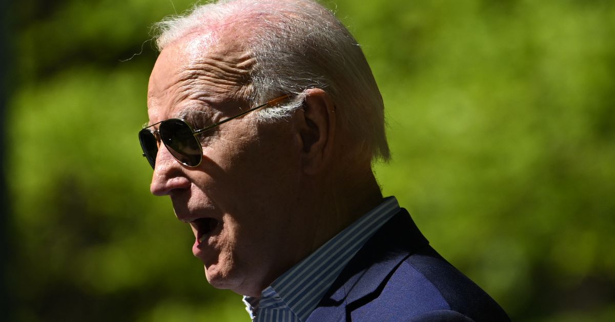 President Joe Biden speaks at Prince William Forest Park in Triangle, Virginia, on Monday.