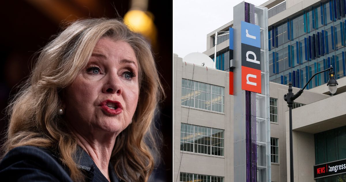 Sen. Marsha Blackburn, left, has indicated she will be introducing legislation that would cut taxpayer funding to NPR after it suspended an editor for an op-ed about the company's partisanship.