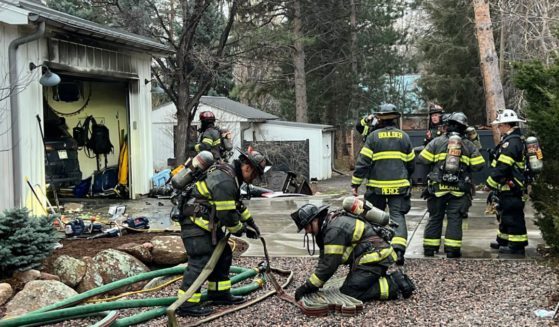Firefighters in Boulder, Colorado, responded to a fire on March 30 that began when an electric vehicle started smoking then exploded in a garage.