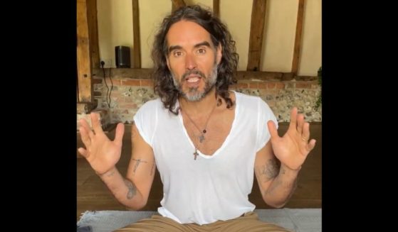Russell Brand talks about his baptism.