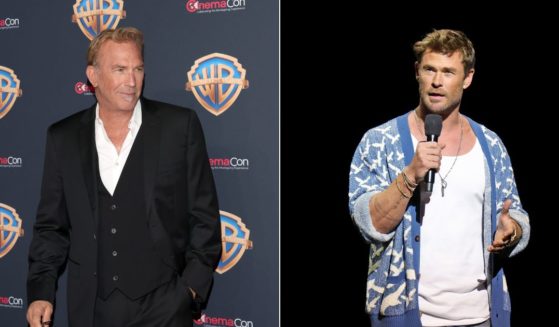 Kevin Costner, left, rejected Chris Hemsworth, right, for the lead role in one of his films, giving the part to himself instead.