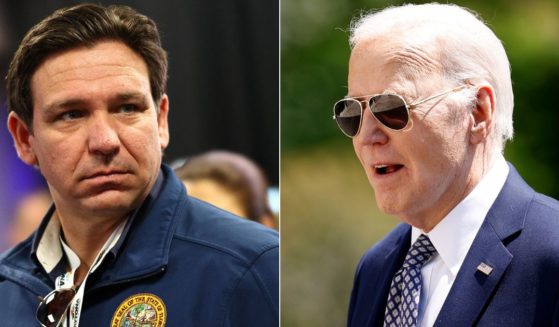 Florida Gov. Ron DeSantis, left, has filed a lawsuit against President Joe Biden, right, and his administration over their changes to Title IX and pushing the transgender ideology.