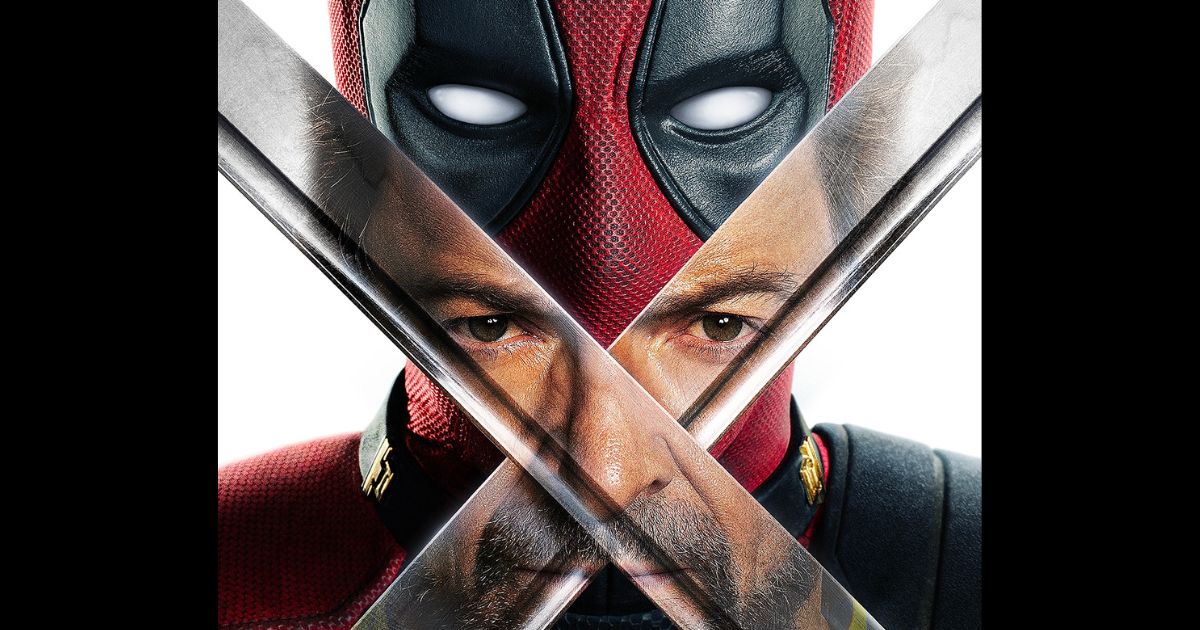 A promotional image featuring the two titular characters from the upcoming 2024 Disney-Marvel film "Deadpool & Wolverine."