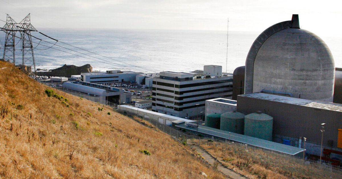 One of Pacific Gas and Electric's Diablo Canyon Power Plant's nuclear reactors in Avila Beach, California.