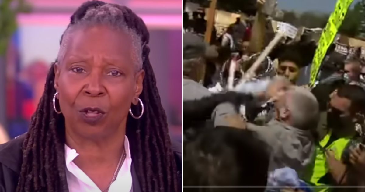 On Monday, the co-host of "The View" discussed the protests taking place across college campuses, right, and Whoopi Goldberg promised to be quiet on the subject, although she made remarks at the end of the segment.