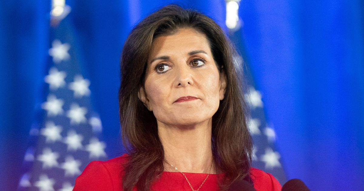 Former U.N. Ambassador Nikki Haley announces the suspension of her presidential campaign at her campaign headquarters in Daniel Island, South Carolina, on March 6.
