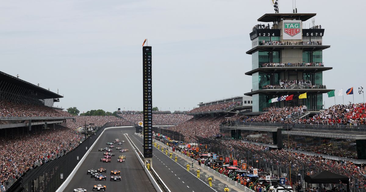 The 107th Running of Indianapolis 500 at Indianapolis Motor Speedway begins in Indianapolis, Indiana, on May 28, 2023.