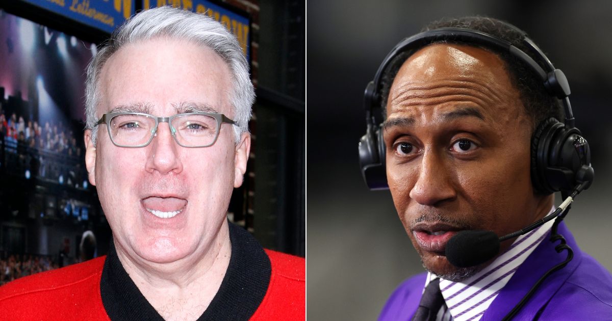 Keith Olbermann, left, has told ESPN they need to either silence Stephen A. Smith, right, or fire him, after Smith appeared on Fox News and discussed how black voters are relating to former President Donald Trump.
