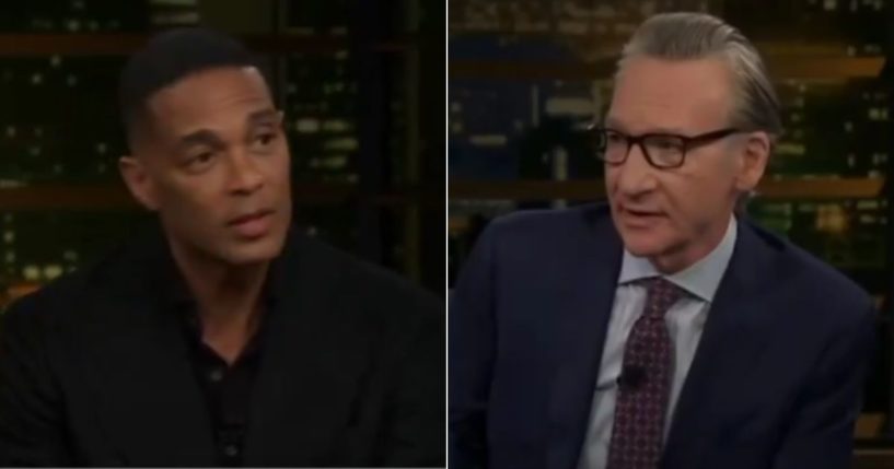 Bill Maher, right, called out Don Lemon, left, after Lemon attempted to play the race card.