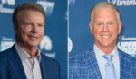 Phil Simms and Boomer Esiason at an event in New York