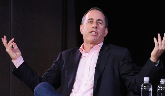 Jerry Seinfeld onstage at the 2017 New York Society for Ethical Culture in New York City.