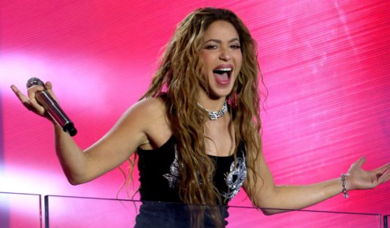 Shakira performs at TSX in Times Square in New York on March 26.