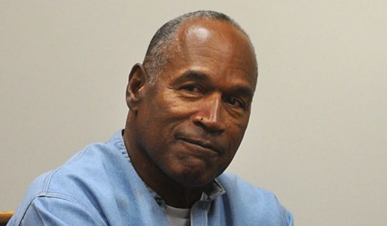 O.J. Simpson looks on during his parole hearing at Lovelock Correctional Center in Lovelock, Nevada, on July 20, 2017.