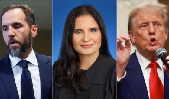 From left: Special Counsel Jack Smith, U.S. District Court Judge Aileen M. Cannon and former President Donald Trump.