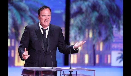 Hollywood director Quentin Tarantino at the closing ceremony of the 76th Cannes film festival in 2023.