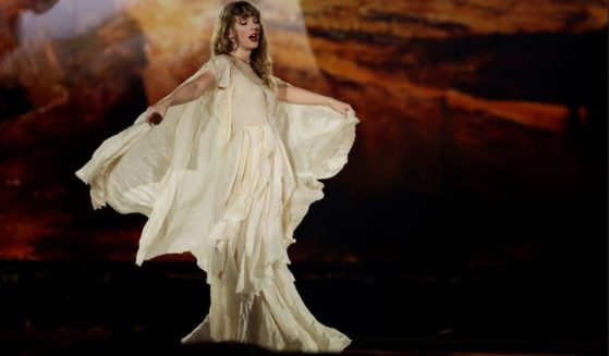 Taylor Swift, pictured during a March 2 concert in Singapore, sings lyrics comparing herself to Christ in her newest album.