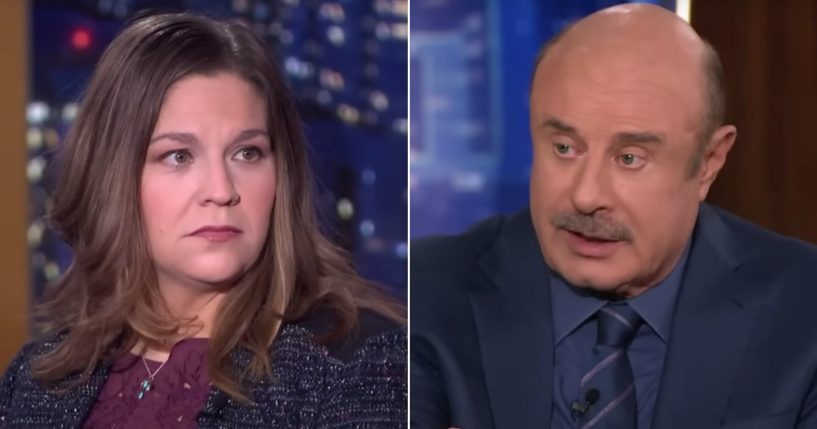 Jamie Reed, left, told Dr. Phil McGraw about the concerning situations she witnessed working in a transgender clinic for children.