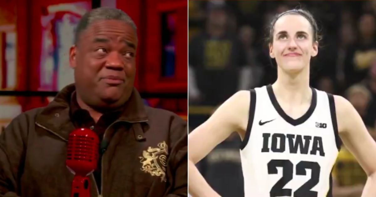 Sports journalist Jason Whitlock, left, is facing harsh criticism for comments he made about WNBA No. 1 draft pick Caitlin Clark, right.