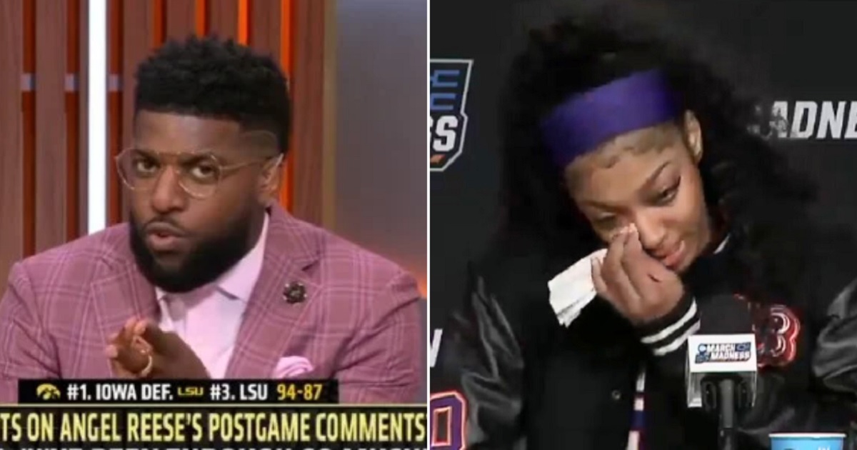 Watch: Sports Analyst Tears into Villain Angel Reese After She Cries to the Media - Take the L