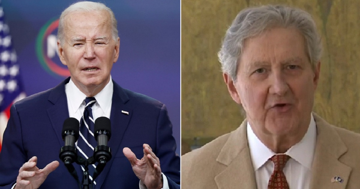 John Kennedy advises Biden to show courage by standing firm in the Israel-Iran conflict