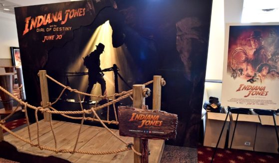 A view of atmosphere at the "Indiana Jones and the Dial of Destiny" Special Screening at AMC Century City 15 on June 28, 2023 in Los Angeles, California.