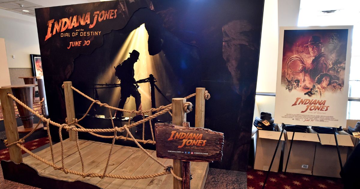 A view of atmosphere at the "Indiana Jones and the Dial of Destiny" Special Screening at AMC Century City 15 on June 28, 2023 in Los Angeles, California.