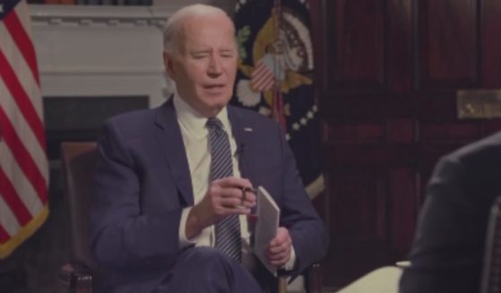 President Joe Biden is interviewed by the Spanish-language broadcaster Univision.