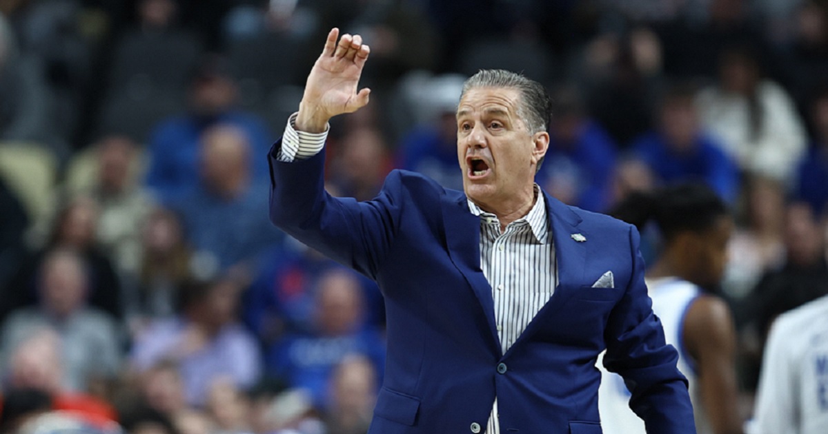 Kentucky Wildcats coach John Calipari, pictured during a March 21 game against the Oakland Golden Grizzlies in the first round of the NCAA Men's Basketball Tournament.