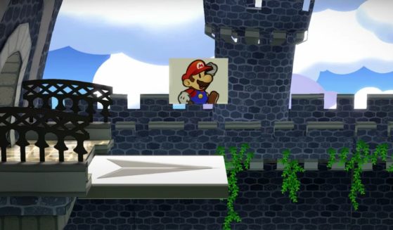 This YouTube screen shot shows a scene from the trailer for upcoming Nintendo Switch video game "Paper Mario: The Thousand-Year Door."